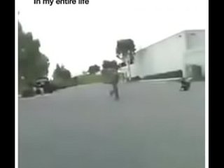 Skater dude goes crazy